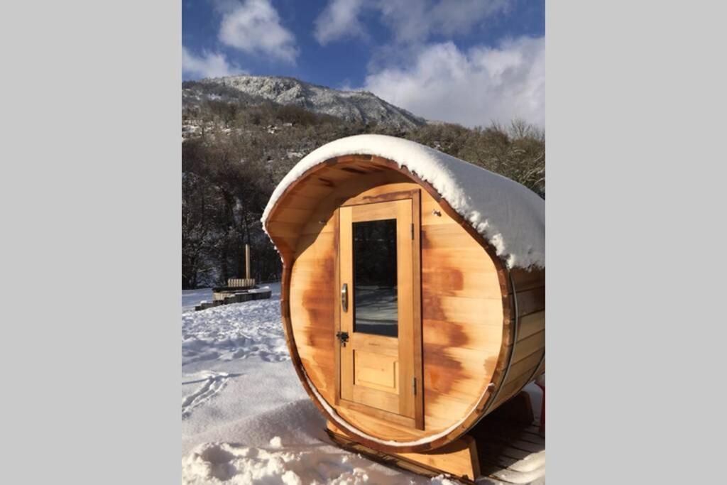 Chalet Le Fario, Bain Nordique Frechet-Aure Buitenkant foto